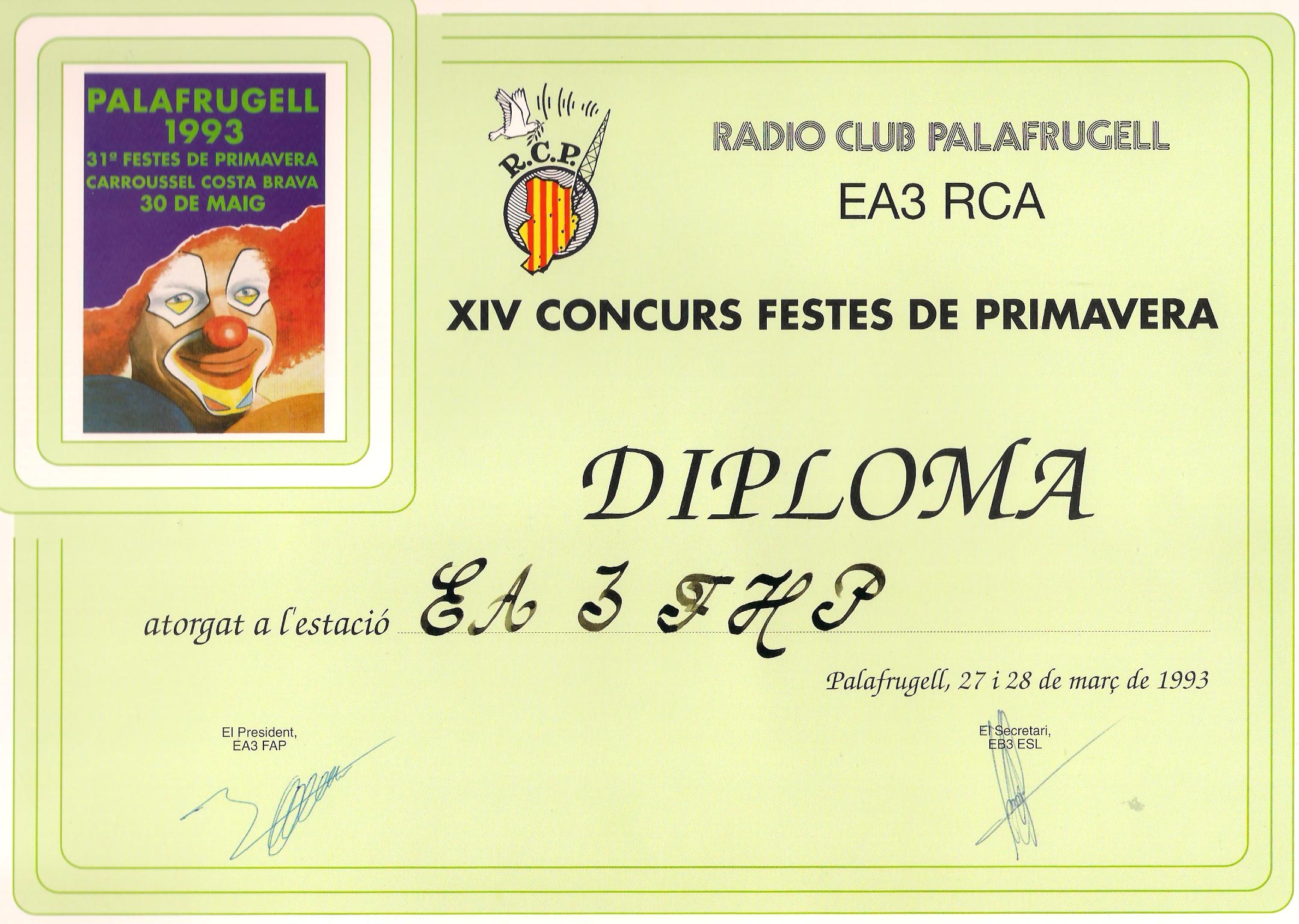 Ràdio Club Palafrugell, EA3RCA