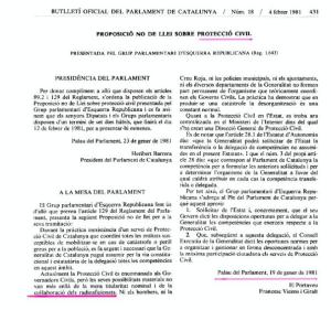 Butlletí Parlament Catalunya 1981 - Radioaficionats (2)