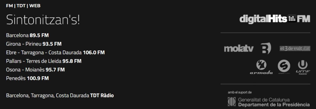 Freqüències Digital Hits FM