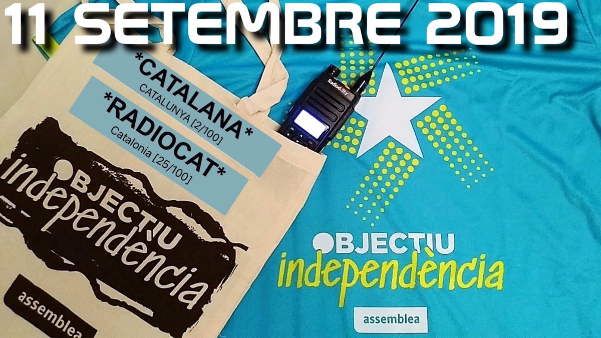 Catalan radio amateurs claim the independence of Catalonia