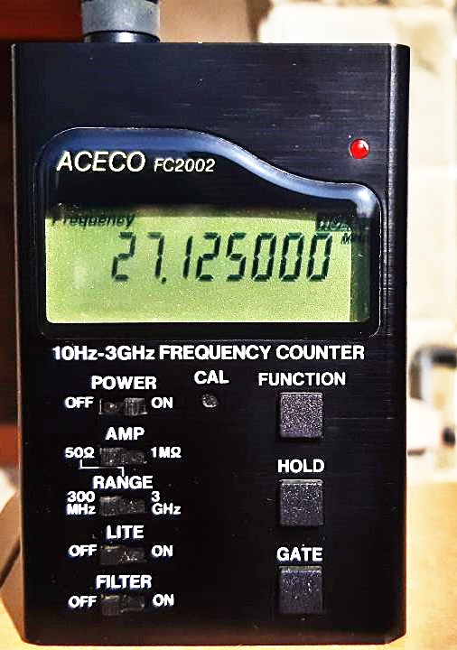 Freqüencímetre digital ACECO FC2002