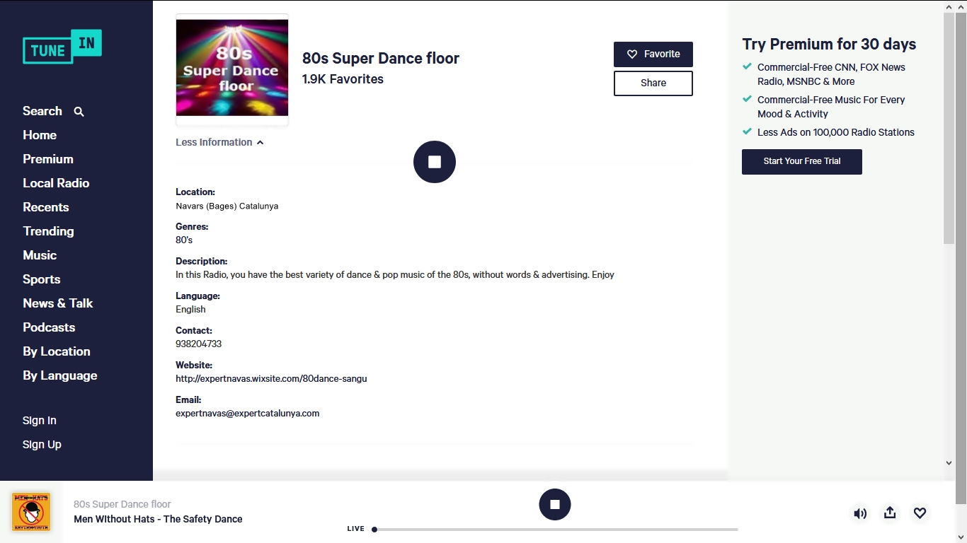 80s Super Dance floor, una autèntica pista de ball dels anys vuitanta